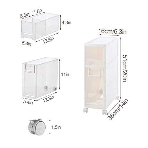 Petit rangement multicouche pour optimiser l'espace à côté du frigo