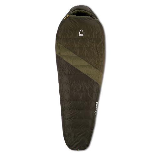 Image of Sierra Designs Cloud 20 Degree DriDown Sleeping Bag Ultralight Zipperless Down Sleeping Bag for Backpacking and Camping