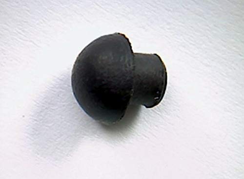 Small Rubber Push-in Mushroom Bumper Fits 3/16