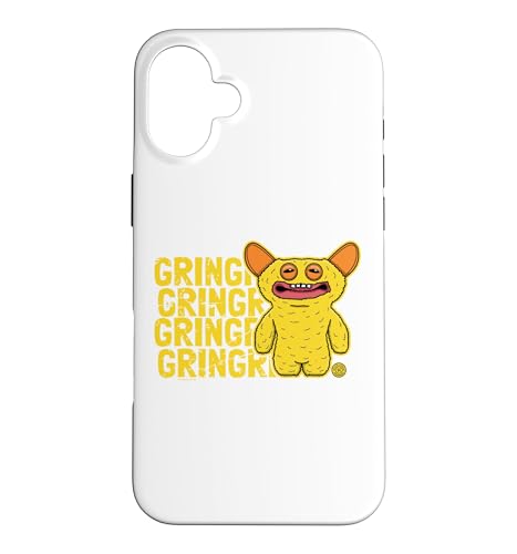 Fuggler Grin Grin Yellow Snuggler �����X�^�[�e�L�X�g �X�}�z�P�[�X iPhone 16 Plus �p