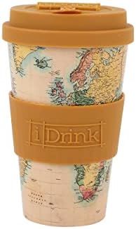 IDRINK®- Tazza in RPET per Caffé con Tappo in Silicone Apribile, ...
