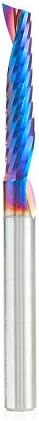 Amana Tool - 51407-K Solid Carbide CNC Spektra Extreme Tool Life Coated Spiral 'O' Flute, 1/4" x 1-1/4"