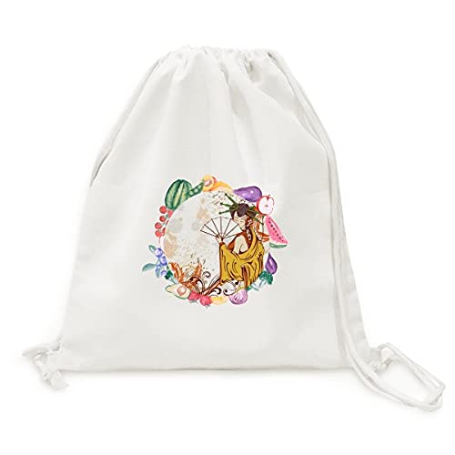 Sac en tissu pliable peint à la main Japanfan, l'élégance écoresponsable
