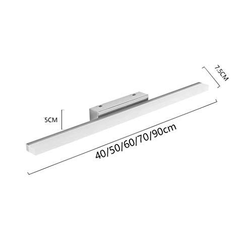 Applique led salle de bain miroir 50cm avec éclairage chaud et doux - 2