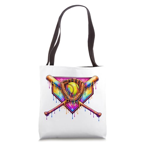Bolso Tote con diseño gráfico de Helado en derretimiento miniatura 1