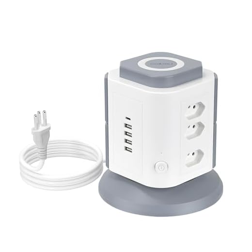 Coibeu WKC-HY503-WXC (9 tomadas + 4 USB-A + 1 USB-C)