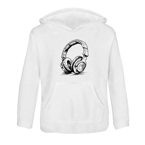 Azeeda 'Headphones' Children's Hoodie/Hooded Sweater (KO041131)