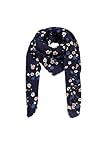 Ultra-weiche Oberfläche ESPRIT edc by Accessoires Damen 099Ca1Q008 Schal, Blau (Navy 400), One Size (Herstellergröße: 1SIZE)