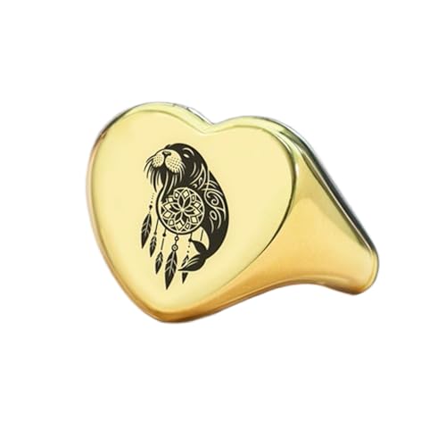 Bague poisson cœur argent vintage pour sublimer vos tenues d'été