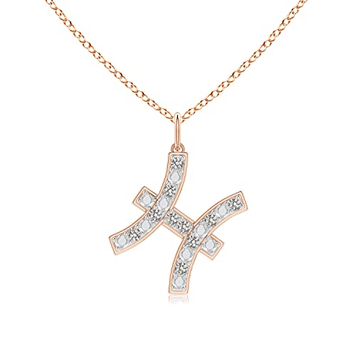 Angara Natural Diamond Pisces Zodiac...
