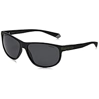 Polaroid Polarized Rectangular Male’s Sunglasses-(PLD 2099/S 7ZJ 58M9| Black color