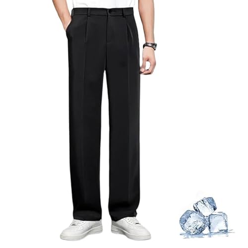 Denimblack Pants for Men EaseMotions Super Stretch Ice Silk Comfort Everyday Pants Casual Ice Silk Pant Men