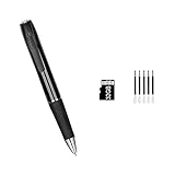 Grabadora de Voz Espia Oculta-Cámara de Lápiz Espía con 2.5 Horas de Duración de la Batería, Lápiz de Cámara Portátil letown 1080P con Tarjeta de 32 GB
