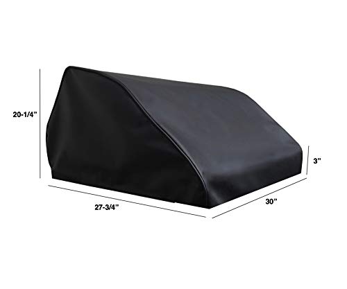 Couverture coupe-vent de 30 cm en vinyle robuste pour stabiliser le fumoir - 3