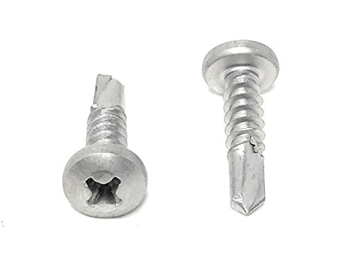 #10x3/4 Tornillo autoperforante acero inoxidable Phillips 100 piezas