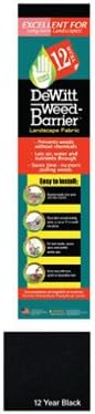 Dewitt 12YR350 3- by 50-Foot Non-Woven 12-Year Landscape Fabric