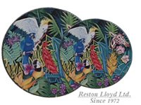 Reston Lloyd Giraffe Jungle Electric Burner Cove Set of 4