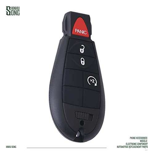 Télécommande GQ4-53T pour Cherokee 2014-2020 clé auto 4 boutons - 2