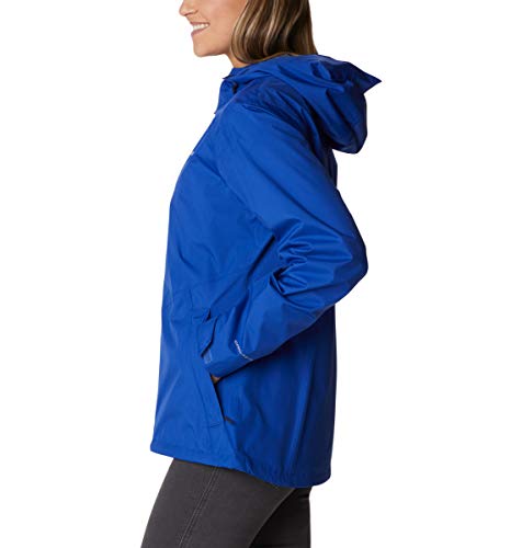 Columbia Jaqueta de chuva feminina Inner Limits II, impermeável e respirável, azul lápis, grande