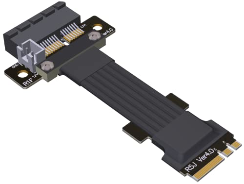 Câble d'extension M.2 WiFi vers PCIe X1 Clé A.E de 15 cm pour carte mère PC