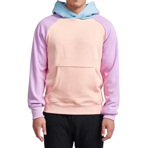 Spark Paws Human Hoodie - Premium Qualität, Butterweich, Überlegener Komfort und Passform, Beruhigendes Fleece-Innenfutter, Geeignet für alle Stile - Cotton Candy - M
