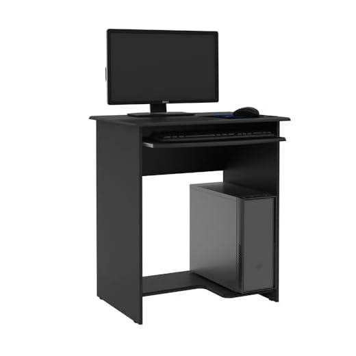 Mesa de Computador Escrivaninha para Notebook Prática Preto