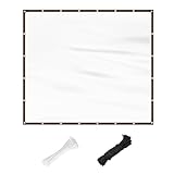 鶏小屋 冬用 防寒 カバー | 雪対策 防雪 パティオ テラス 囲い | 補強エッジ透明屋外用タープ | ガーデニング ポーチ パティオ 屋根 建設 部屋 テント用