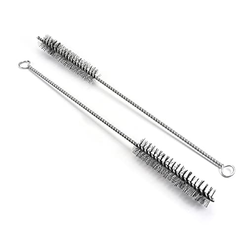 Image of Utoolmart Steel Wire Cleaning Brush - Spiral Power Cleaner, 0.8 x 12 inch, 2-pack