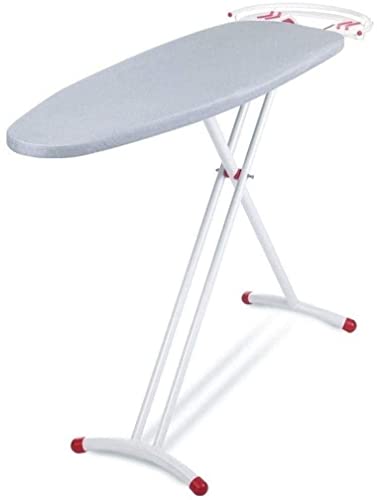 Ironing Board,Anti-Scald Laundry,Heat-Resistant Reinforcement,Metal Ironing Table,Gray/Pink Home Essentials,Pink,1343885CM (Color : Pink, Size : 1343885CM) (Gray 134 * 38 * 85CM)