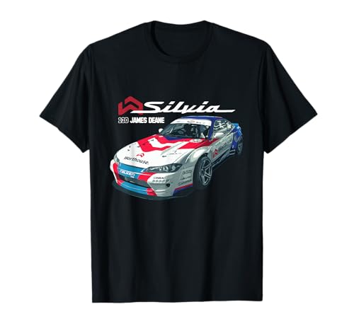JDM Car S15 DRIFT MACHINE Campeón James Deane Camiseta