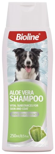 Bioline Aloe Vera Shampoo 250ml For Dogs Whitegreen