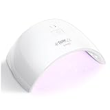 SUNUV SUN9C 24W LED UV Nail Gel Dryer Curing Lamp with 2 Timing Setting for Gel Based Polish(White)