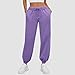 Sweatpants Women Baggy High Waisted Cinch Bottom Fall Solid Color Joggers with Pockets Casual Fashion Workout Pants S-2XL
