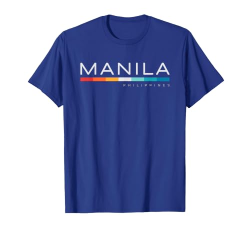 Manila Philippines T-Shirt, Men, Royal Blue, Large