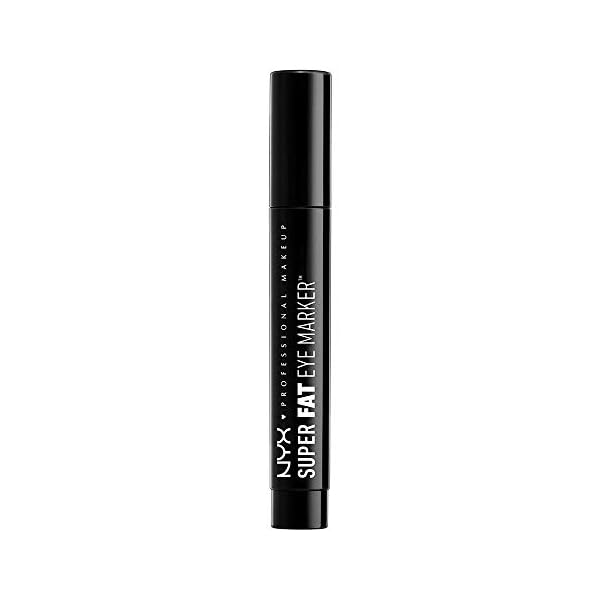 NYX PROFESSIONAL MAKEUP Super Fat Eye Marker, Liquid Eyeliner, Carbon Black