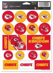 Amazon.com: Kansas City Chiefs Vinyl Sticker Sheet 5