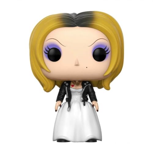 Image of POP Bride of Chucky - Tiffany Funko Pop! Vinyl Figure (Bundled with Compatible Pop Box Protector Case), Multicolor, 3.75 inches