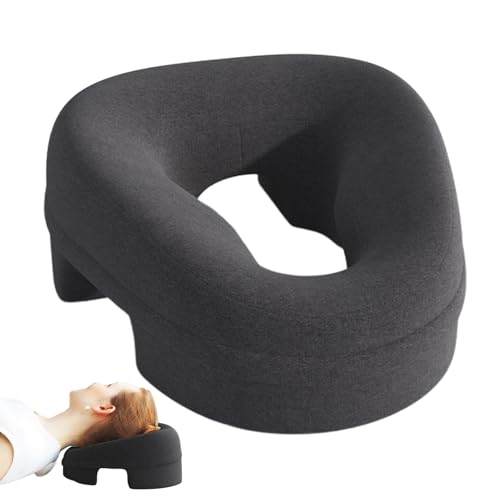 Almohada de masaje para reposacabezas: cojín abajo de 60 x 45 cm, soporte ergonómico para el cuello, almohadilla suave y transpirable | Cómoda almohada cervical para dormir tumbado terapia de rel