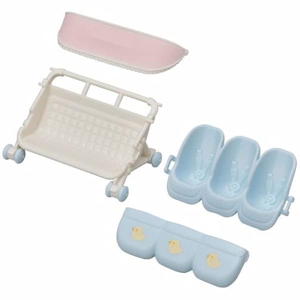 Sylvanian Families 5533 Triplets Stroller - Dollhouse Playsets by Sylvanian Families - Used condition - Image 3