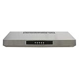 Prodex PXVH60SS Visor Cooker Hood, Extractor Fan, 60cm Wide, Push Button Control...
