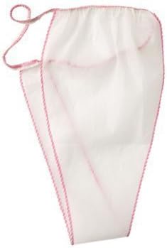 50 Disposable White Thongs / G-Strings for Spray Tan, non woven material