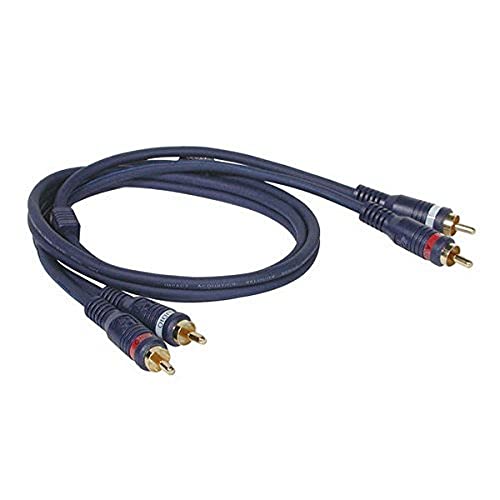 C2G 13032 Velocity RCA Stereo Audio Cable, Blue (3 Feet, 0.91 Meters)