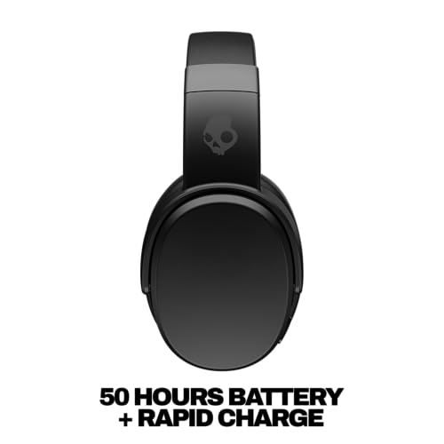 Skullcandy Crusher Wireless Bluetooth Headphones with Multi-Sensory Bass, Noise Isolating Over-Ear Fit, Up to 50 Hours Battery, Microphone for iPhone Android - Image 5