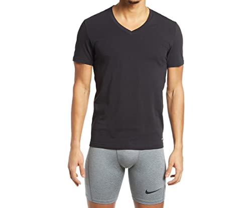 Nike 2Pk Vneck Evdy Cotton Mens Active Shirts & Tees