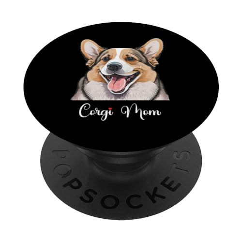 Corgi Mom Corgi Dog Lover Raza de perro Corgi PopSockets PopGrip Intercambiable