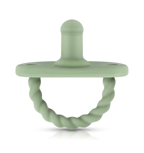 Image of Sweetie Silicone Pacifiers for Newborn Pacifier Soother Baby Pacifier Soft Silicone Certified BPA Free Set of 2 (Light Green)