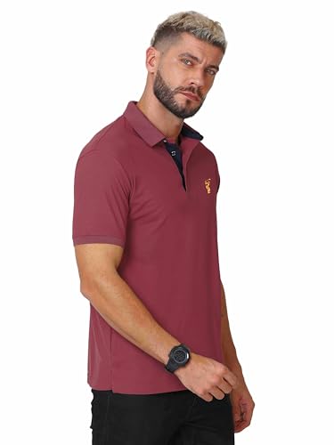 Image of STELLERS Men's Premium Polo T-Shirt |Feather Touch Feel |Regular Fit| Odour Resistant| Anti-Static| Wrinkle Free | Quick Dry | Stretchable | Lightweight | Sweat-Proof