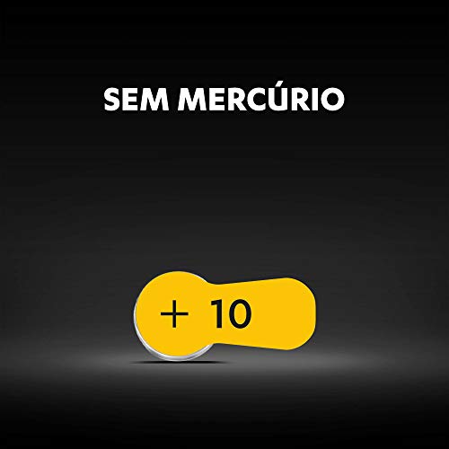 Pilha Auditiva nº 10 DURACELL com 6 unidades