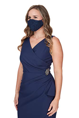 Alex Evenings Women's Short Side Ruched Dress With Cascade Ruffle Skirt, Navy, 10 #TOP3