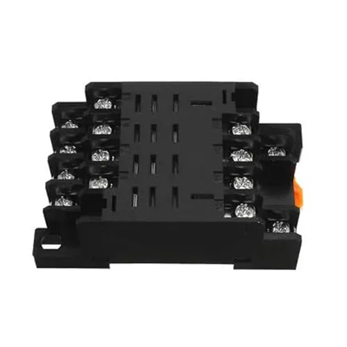 Base de prise de relais de puissance rail DIN 14 broches 28mm pour automatisme électrique